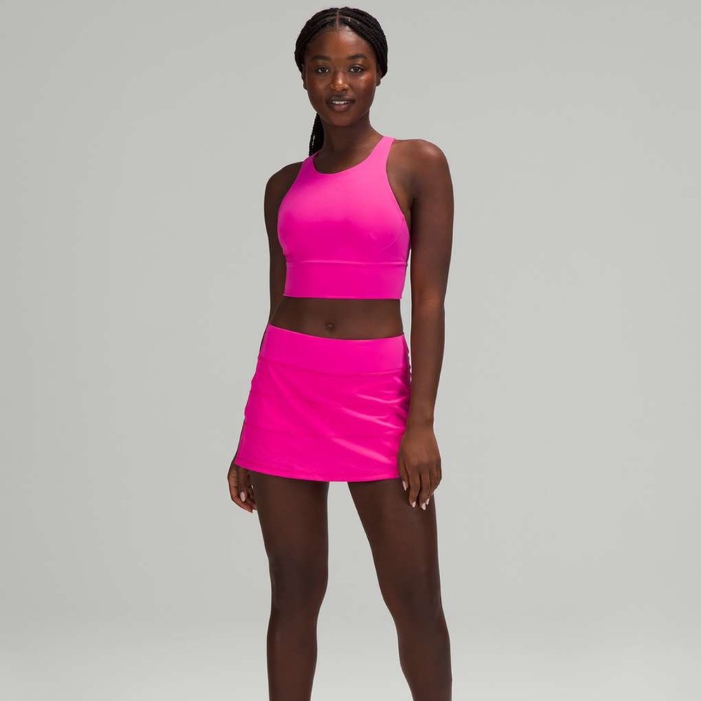 Lululemon Sonic Pink Pace Rival Skirt